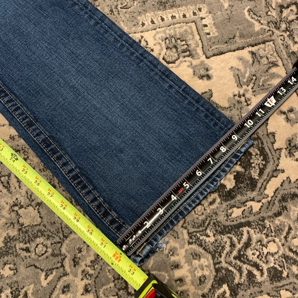 True Religion Billy Jeans Mens 32 Blue Straight Leg Made in USA M24-858H73